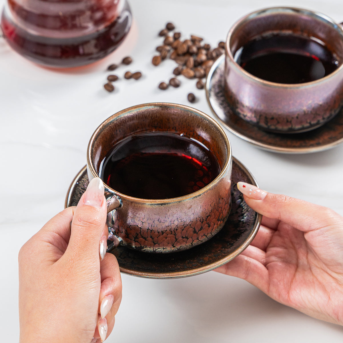 Copper Galaxy Tenmoku Mug
