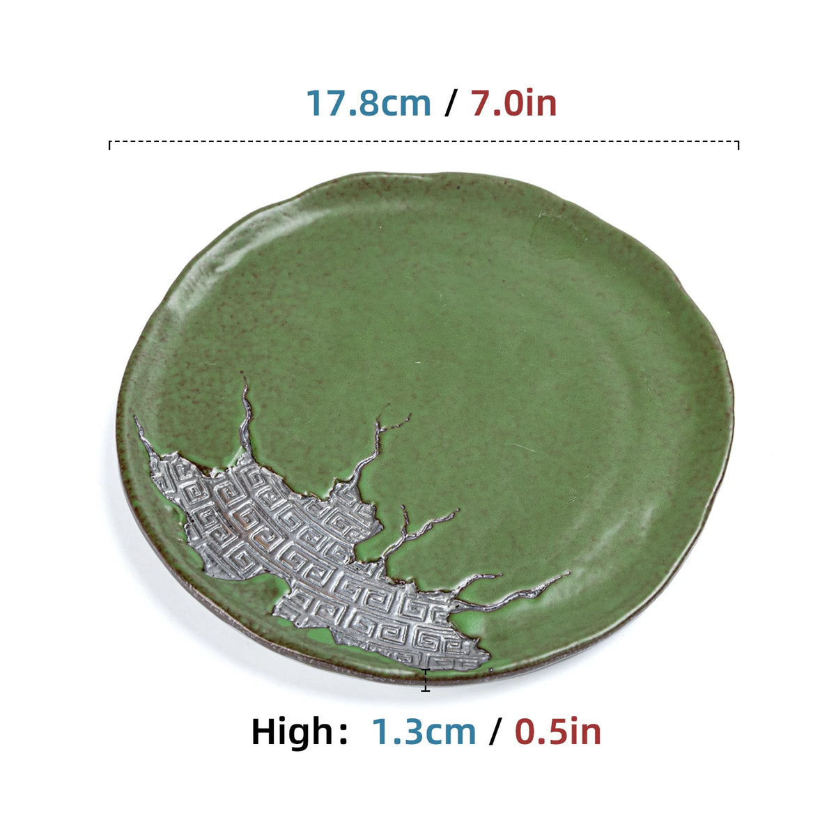 Ancient Script ZEN Pot Mat Bamboo Green
