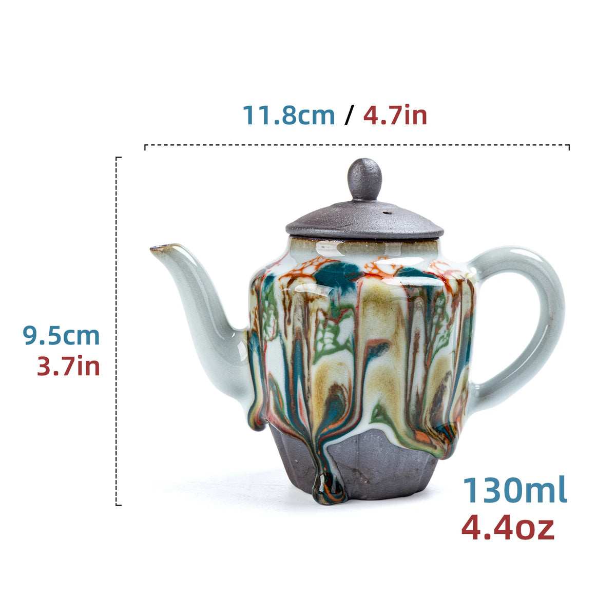 Jade Moon ZEN Teapot Shino Ware 130ml