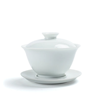 Porzellan Gongfu Tee Pure White Gaiwan 115ml