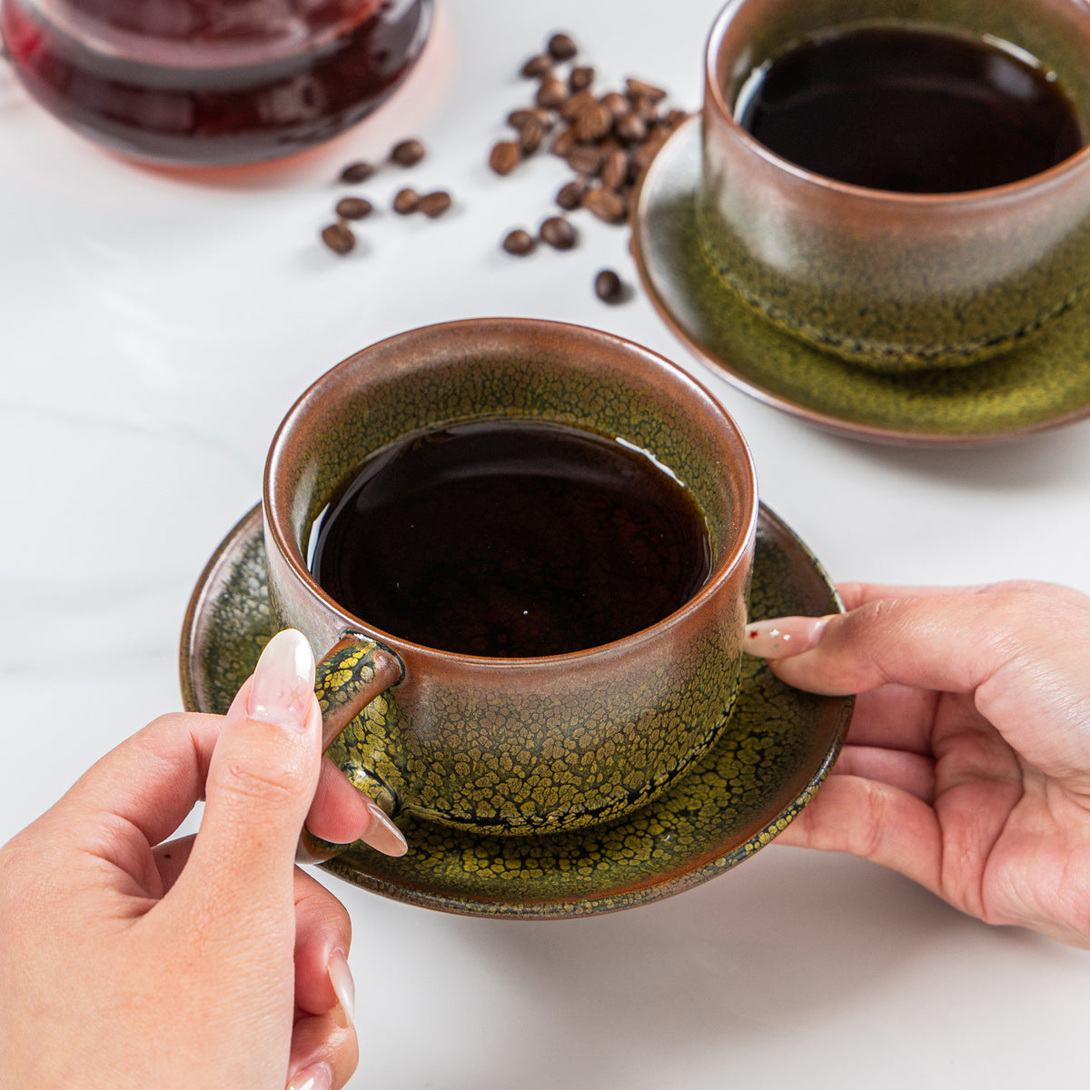 Golden Oilspot Mug