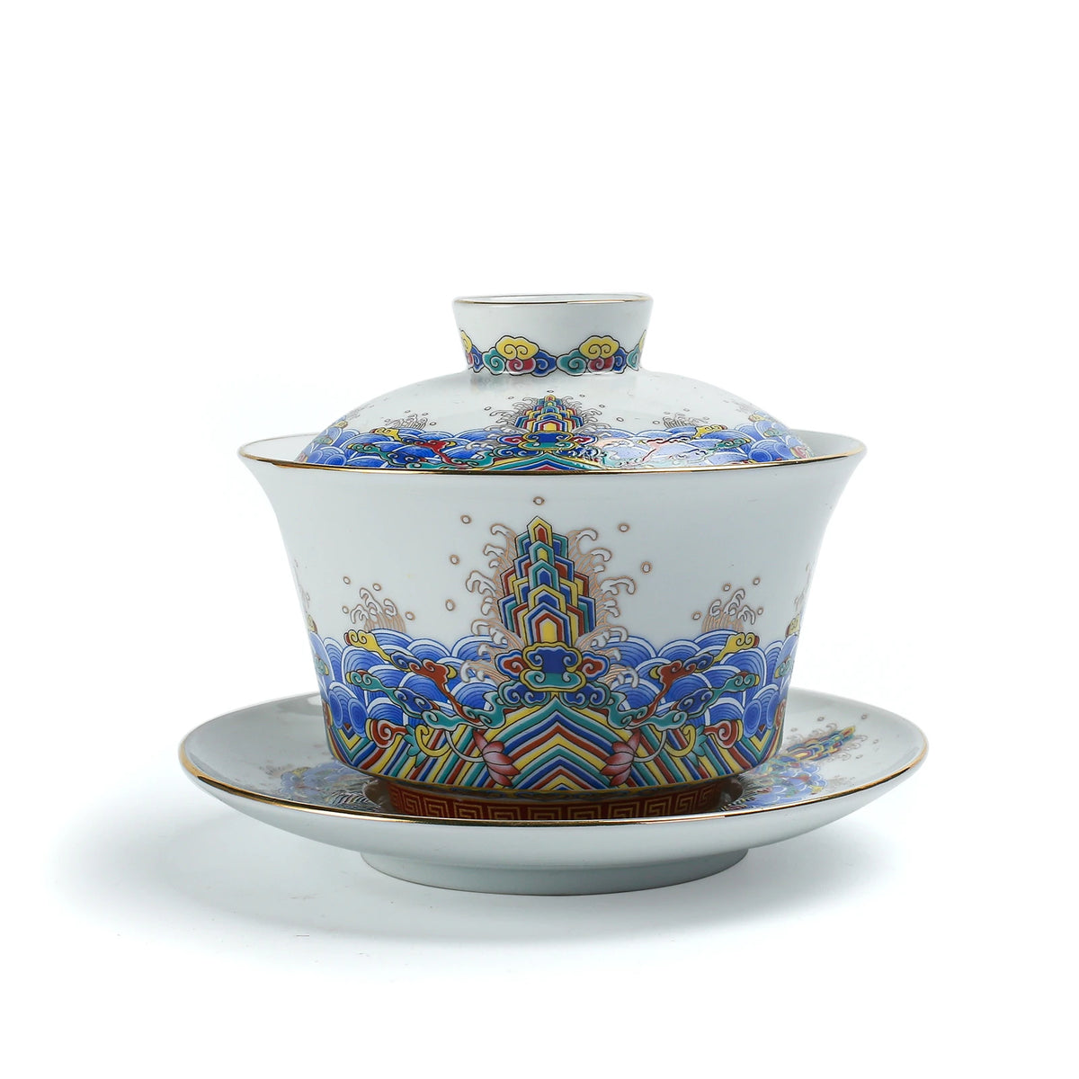 Porzellan Gongfu Tee Ocean Gaiwan 200ml