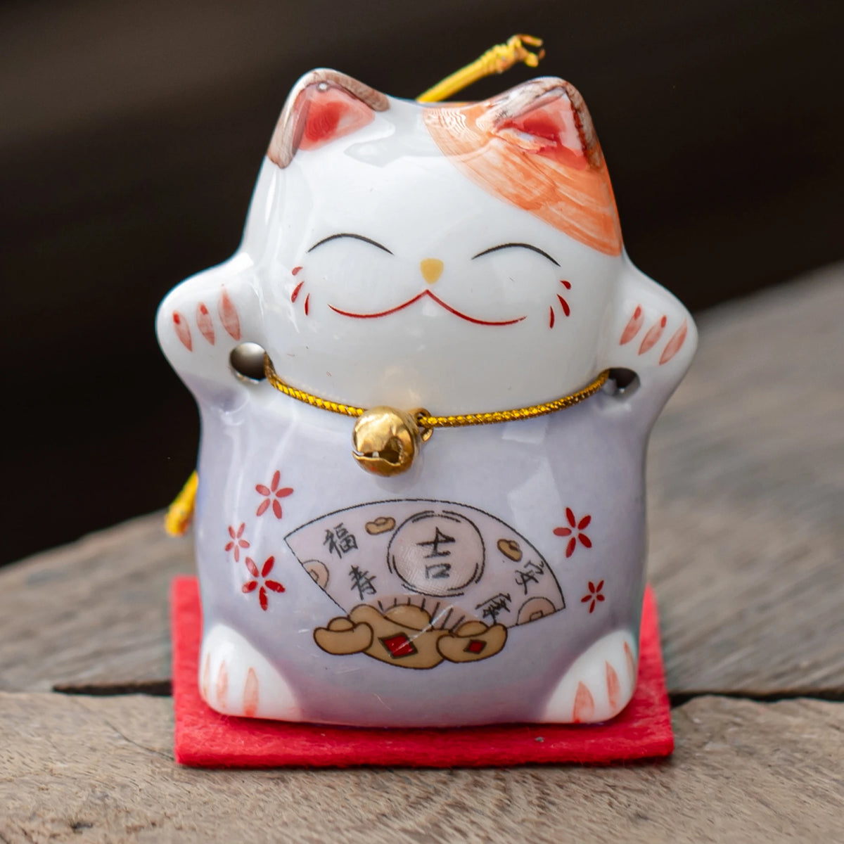 Lucky Maneki-Neko Purple Teapet