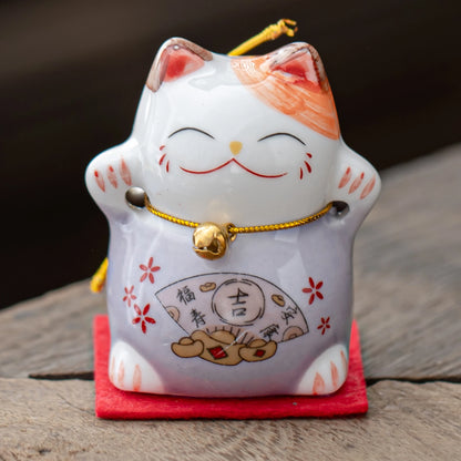 Lucky Maneki-Neko Purple Teapet