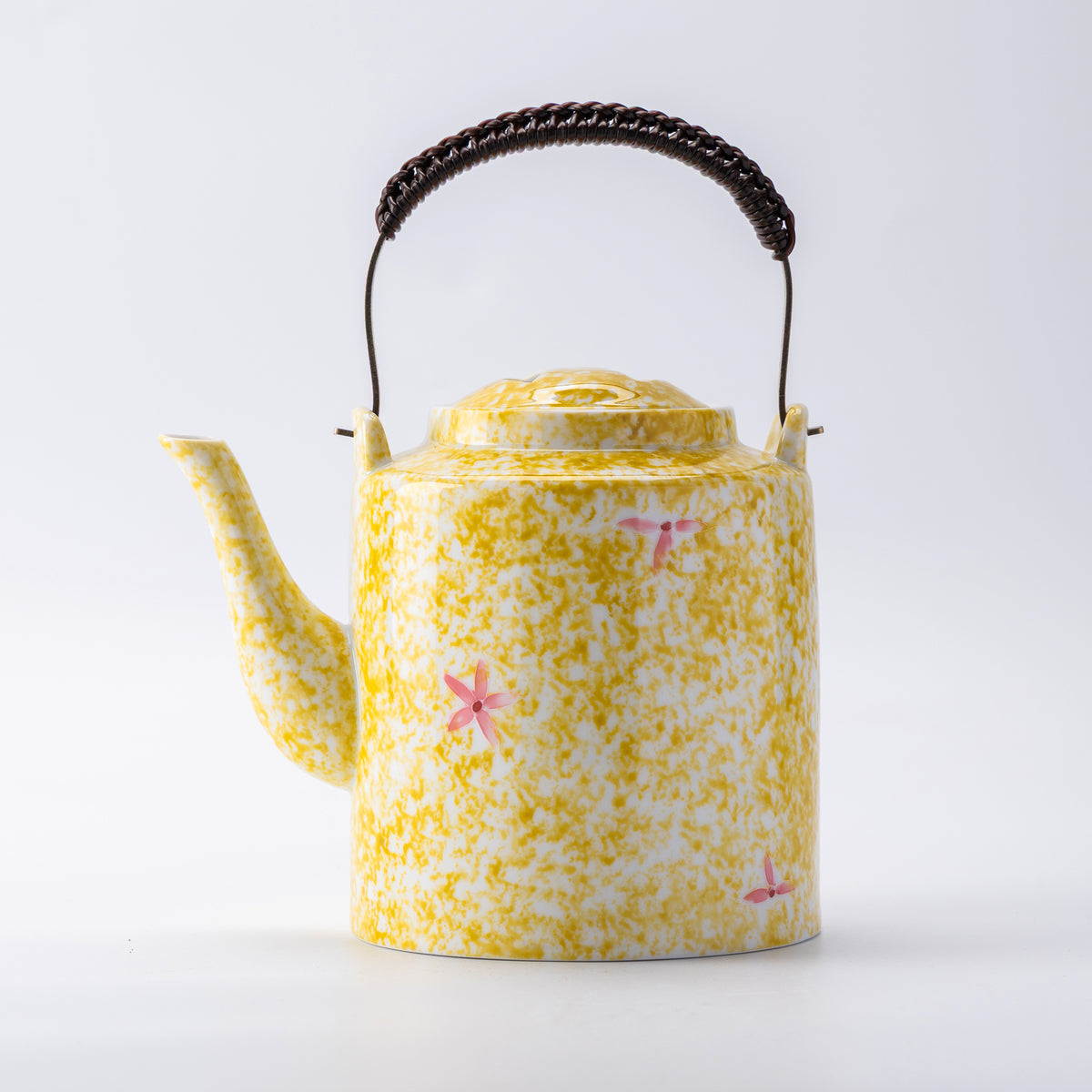 Golden Koi Porcelain Teapot