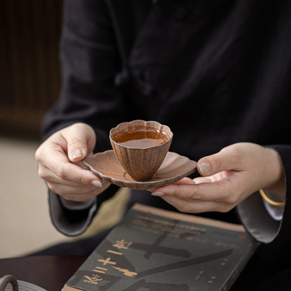 Clay Leaflike Cup Mat