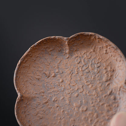 Raw Clay Petal Cup Mat