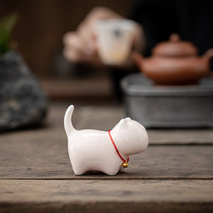 Adorable tetera rosa con forma de gato