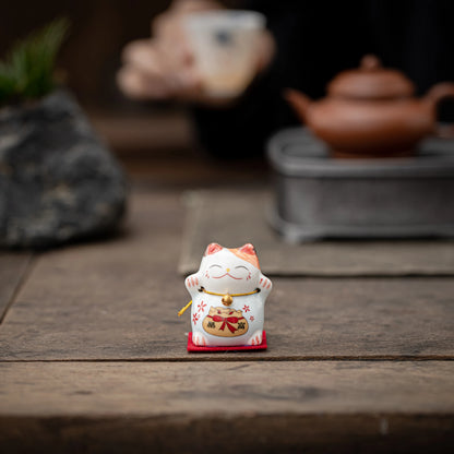 Lucky Maneki-Neko Blue Teapet