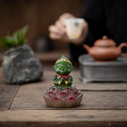 Sun Wukong auf Lotus-Teetieren