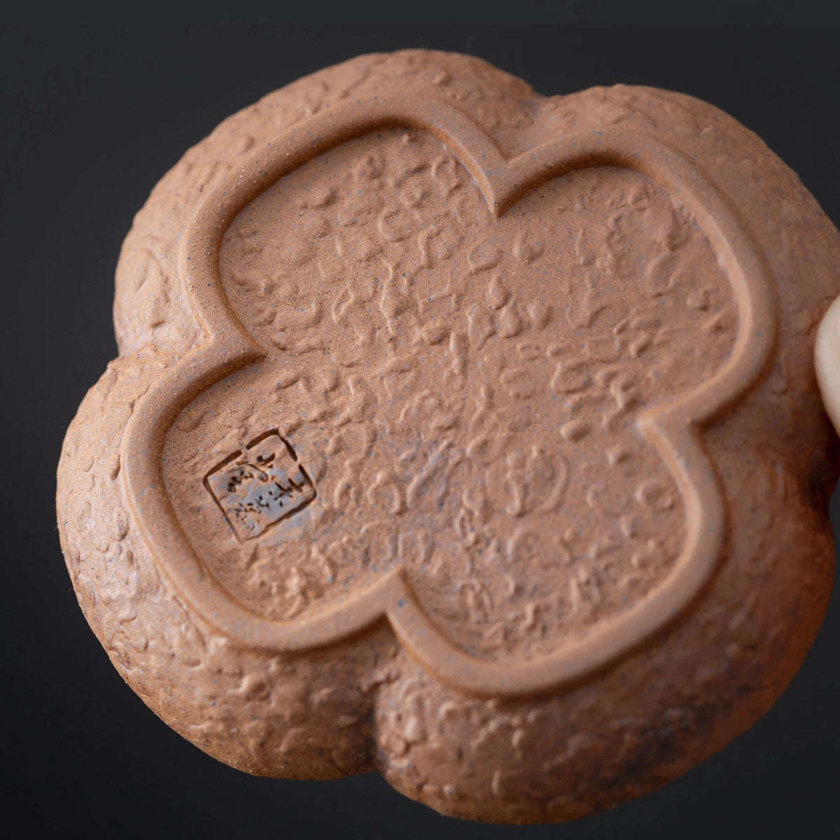 Raw Clay Petal Cup Mat