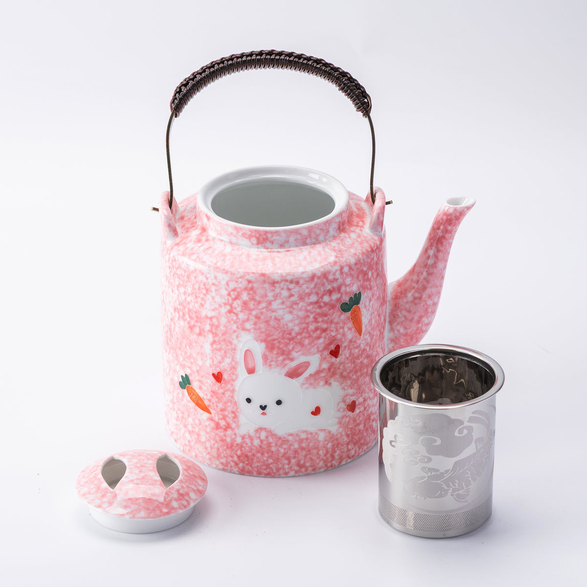 Cute Bunny Porcelain Teapot
