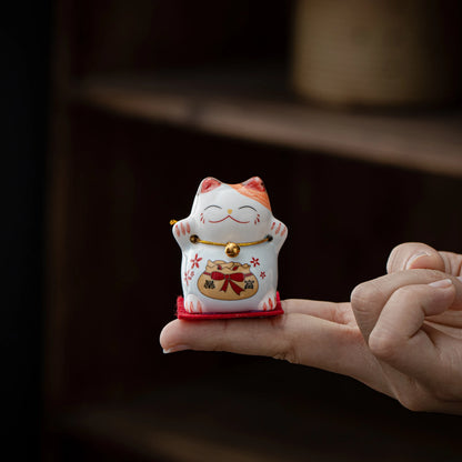 Lucky Maneki-Neko Blue Teapet