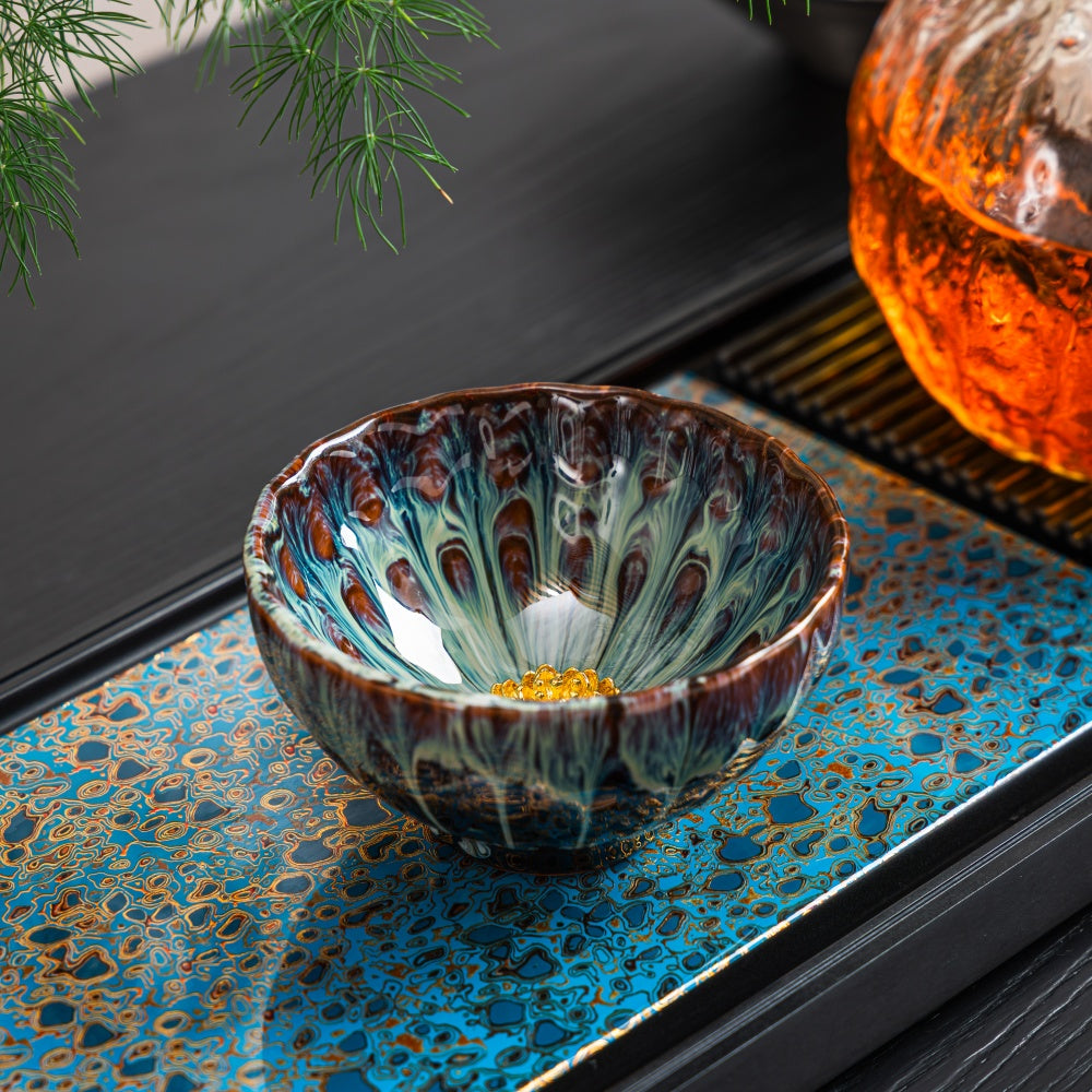 Morning Glow Lotus Tenmoku