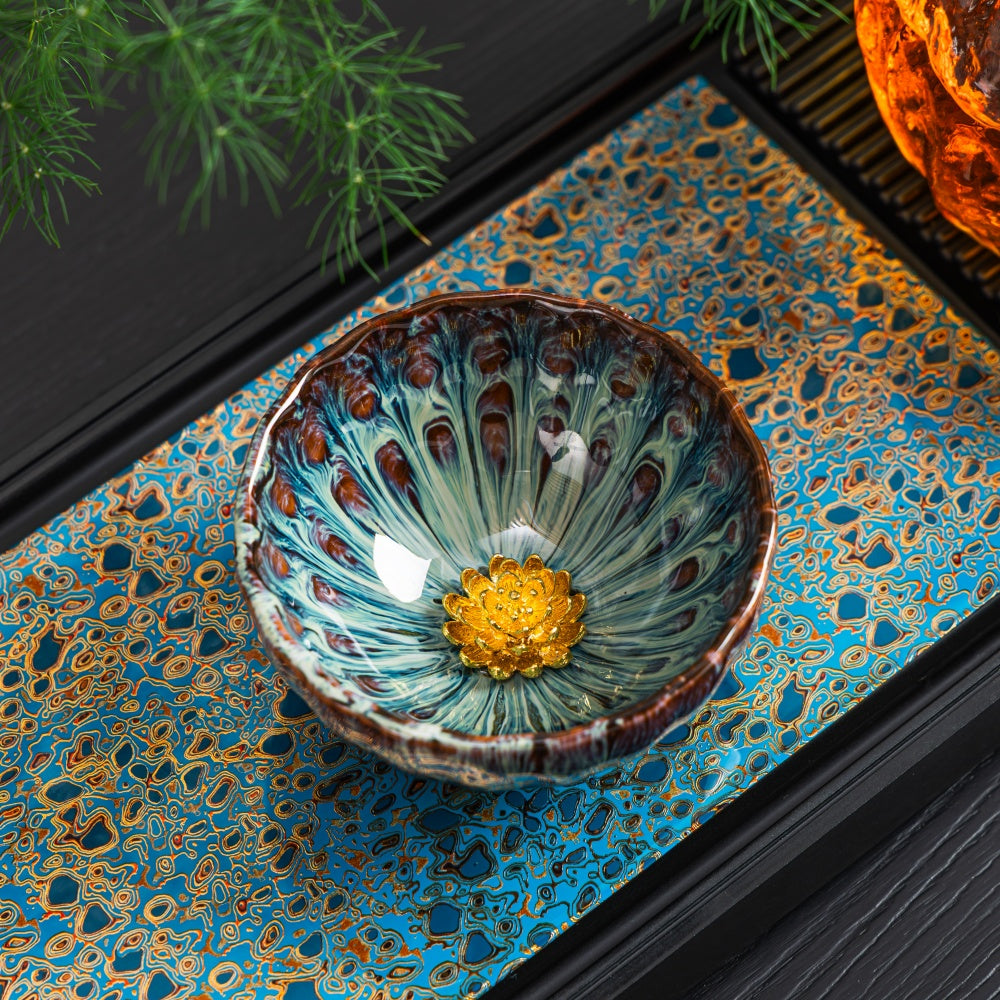 Morning Glow Lotus Tenmoku