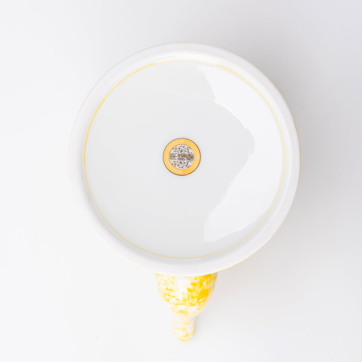 Golden Koi Porcelain Teapot