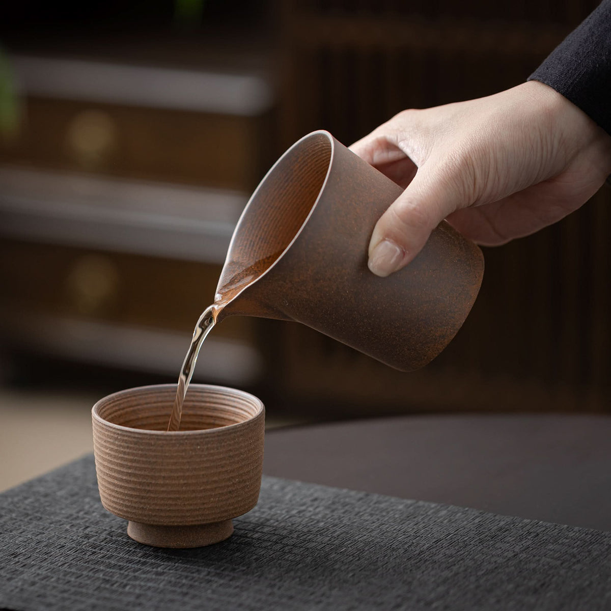 Taza de arcilla recta Faircup de 250 ml 