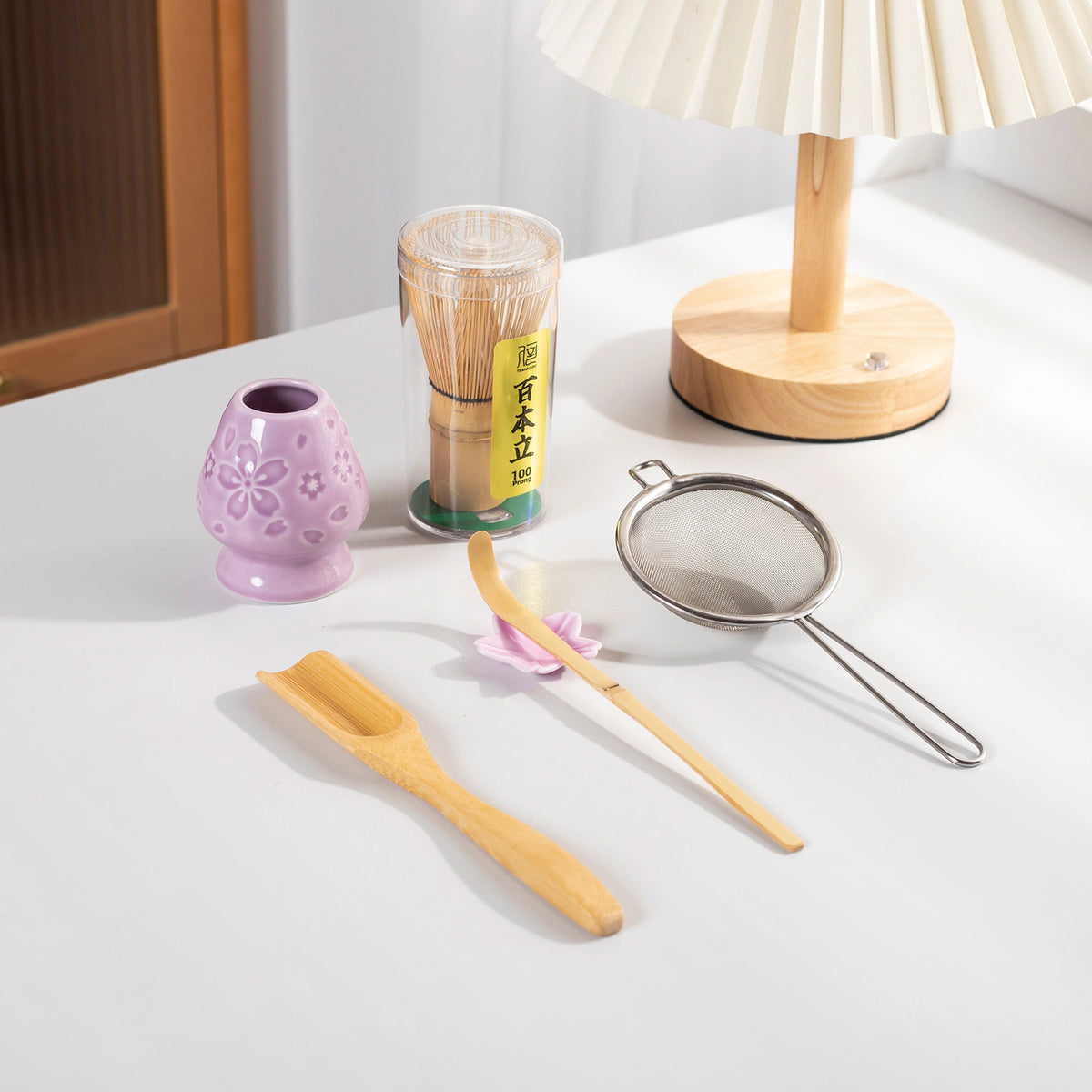Matcha Whisk Set Sakura Purple