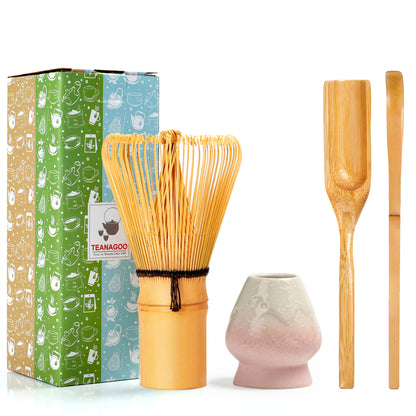 Matcha-Besen-Set Mountain Pink 