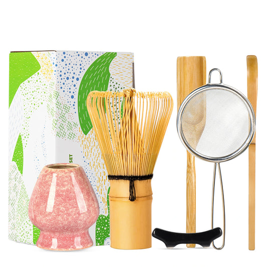 Matcha Whisk Set Pink Ocean