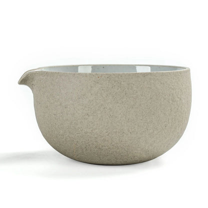 Matcha Bowl with Whisk Holder Dusty Grey