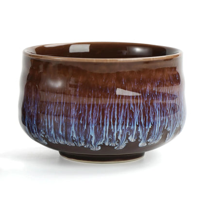Matcha Bowl with Whisk Holder Deep Space Aurora