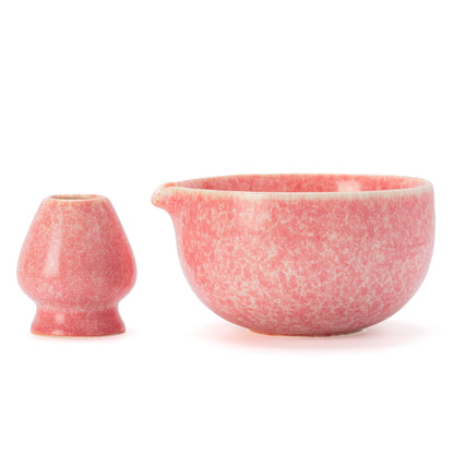 Pink Paradise Matcha-Schale mit Ausgießer