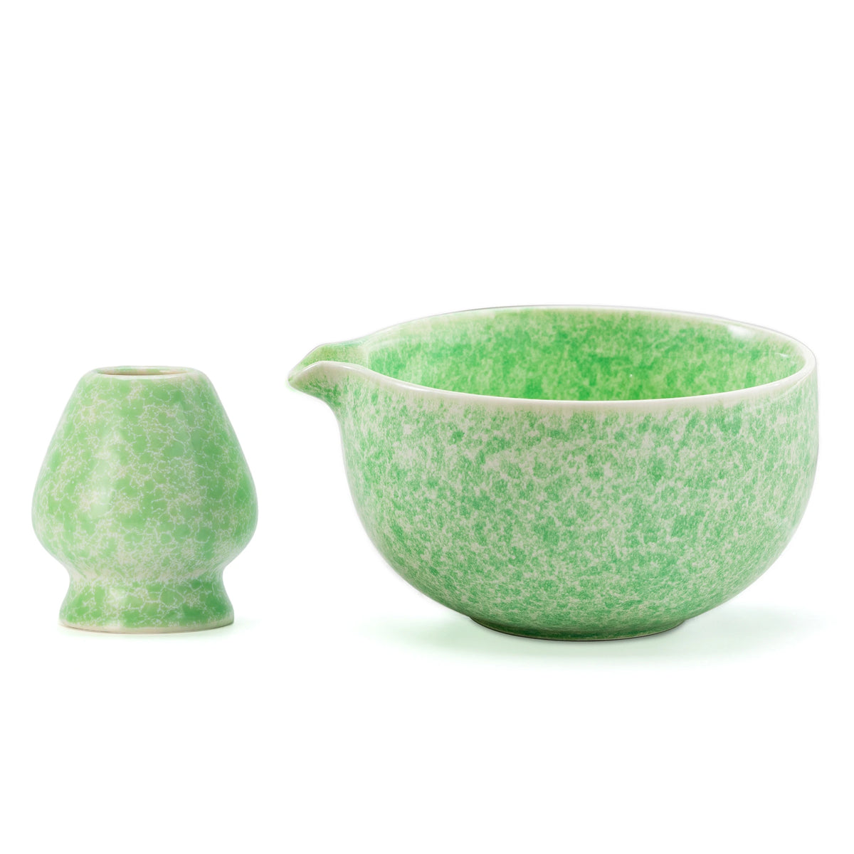 Green Paradise Matcha Bowl with Spout