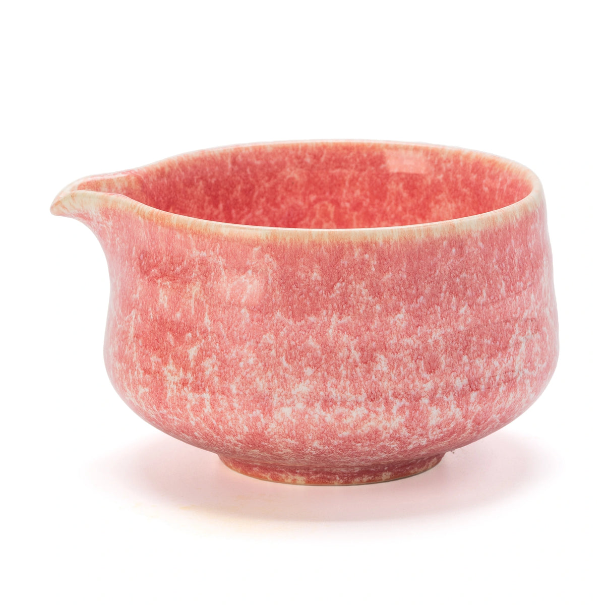 Pink Ocean Matcha-Schale mit Ausgießer