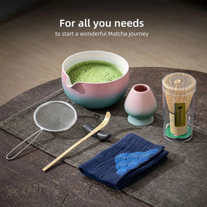 Matcha Set-Beginner Set Pinky Blue