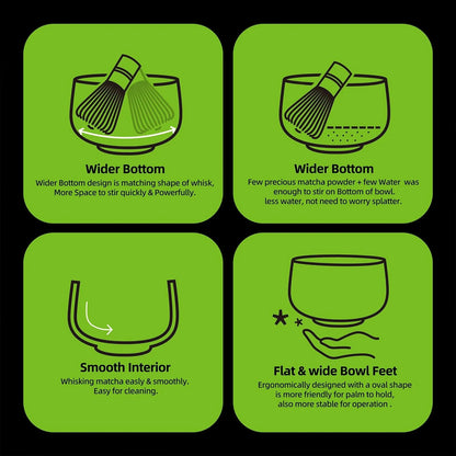 Matcha Set-Beginner Set Ceramic White