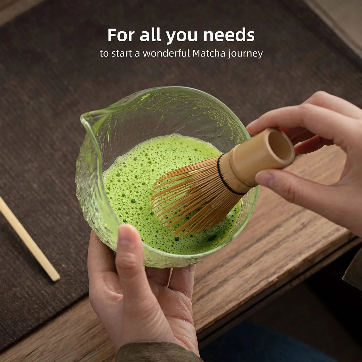 Matcha Set-Beginner Set Transparent Crystal White (PB)