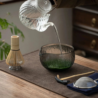 Set de Matcha para principiantes, cristal transparente negro (PB) 