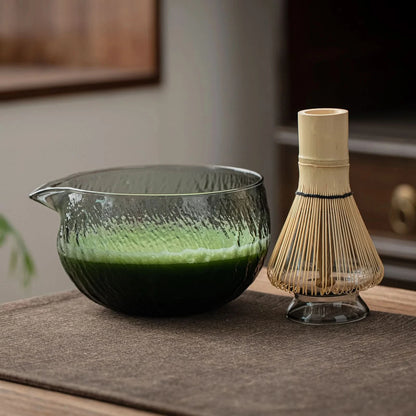 Set de Matcha para principiantes, cristal transparente negro (PB) 