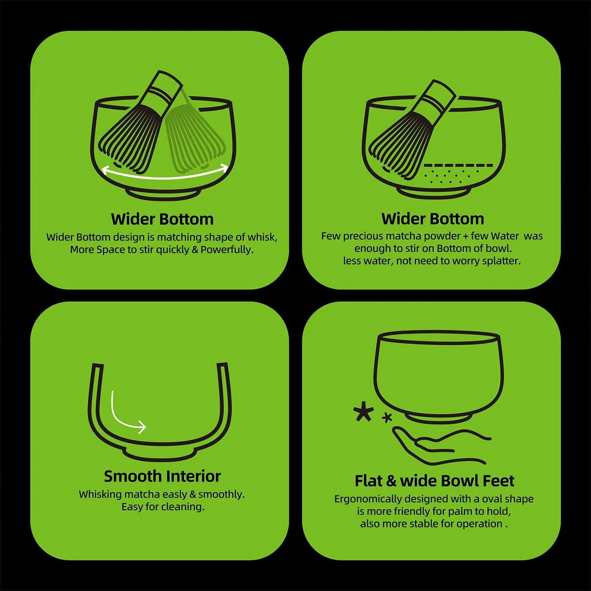 Matcha Set-Beginner Set Landscape Pinky White Round Bowl