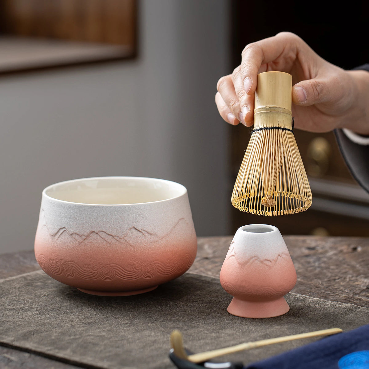 Pinky White Matcha Bowl