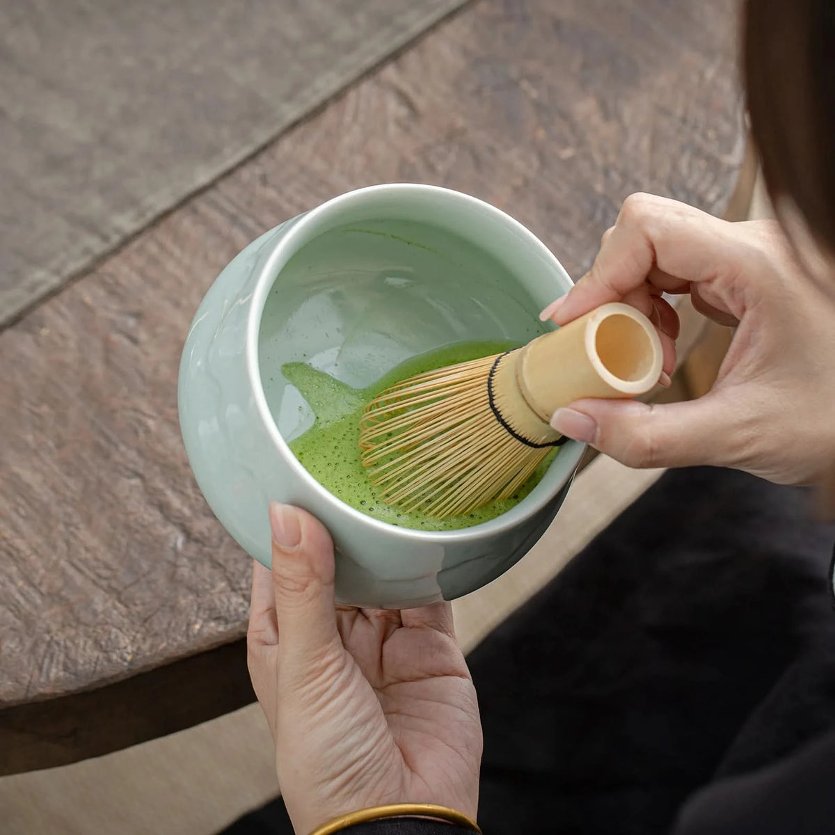 Matcha Set-Beginner Set Set Landscape Jade Round Bowl