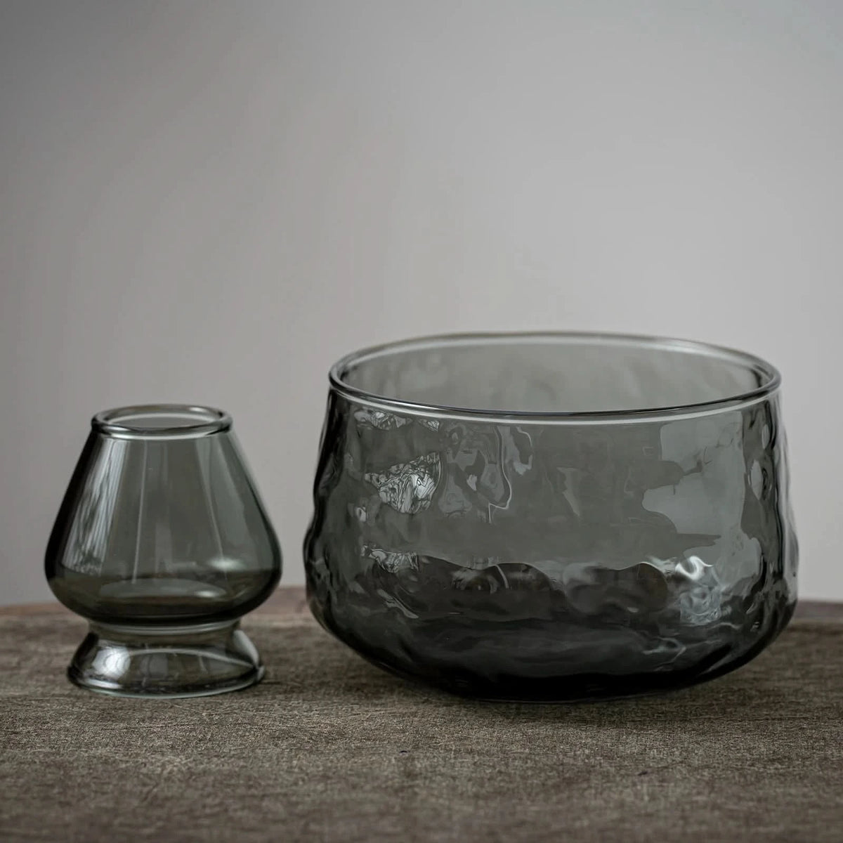 Set de Matcha para principiantes, cristal transparente negro (RB) 