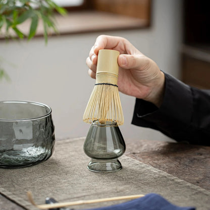 Set de Matcha para principiantes, cristal transparente negro (RB) 