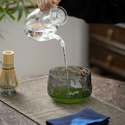 Set de Matcha para principiantes, cristal transparente negro (RB) 