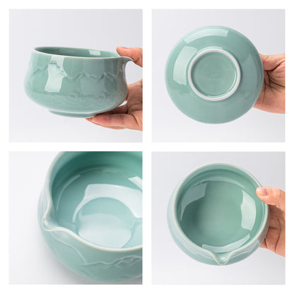Matcha Set-Beginner Set Landscape Jade Poiny Bowl