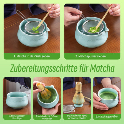 Matcha Set-Beginner Set Landscape Jade Poiny Bowl
