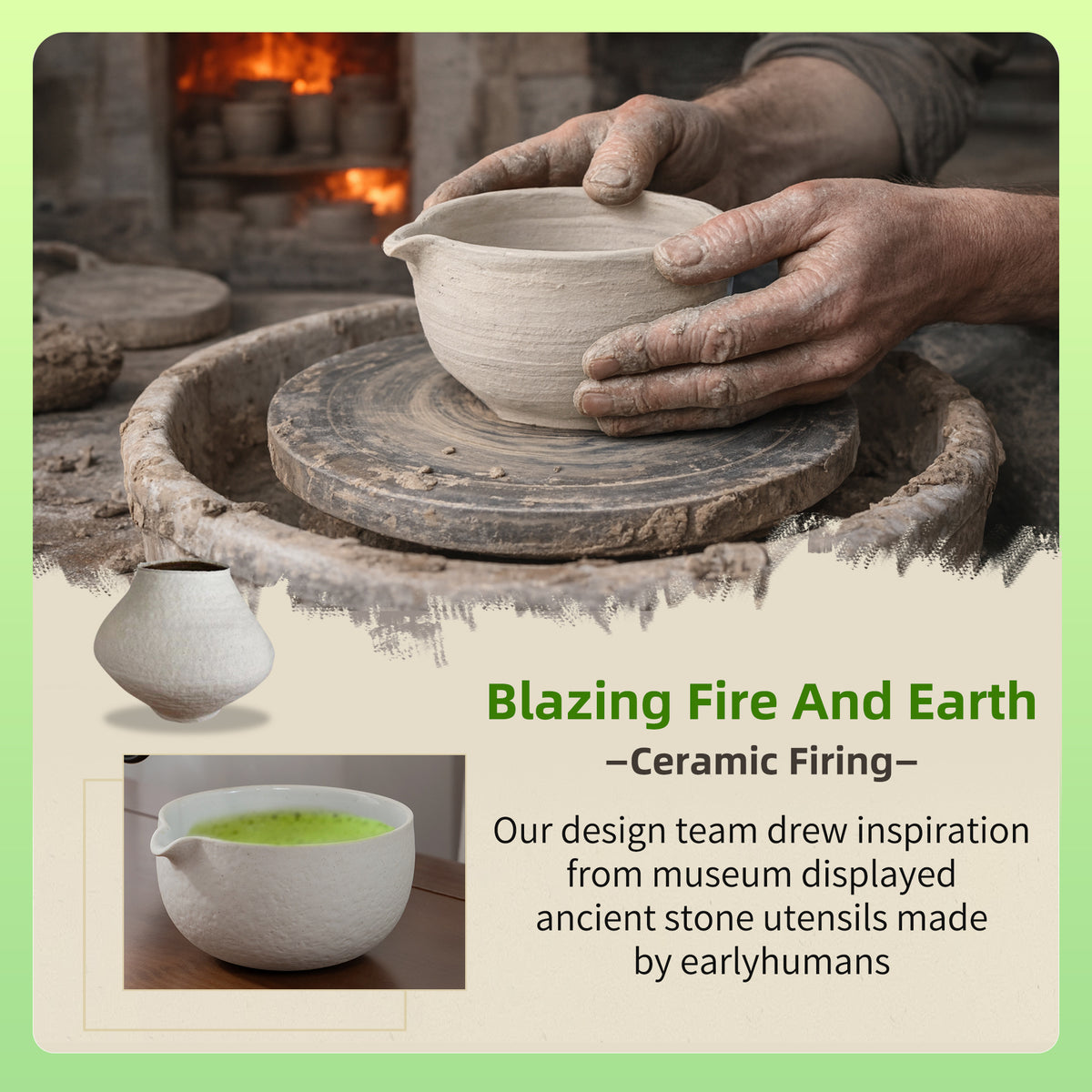 Matcha Set-Beginner Set Dusty White
