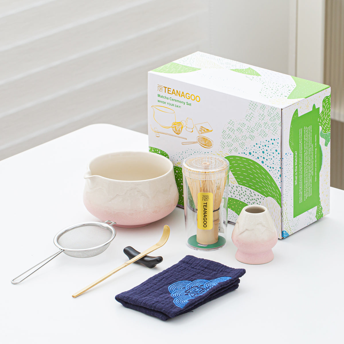 Matcha Set-Beginner Set Snow Mountain Pink