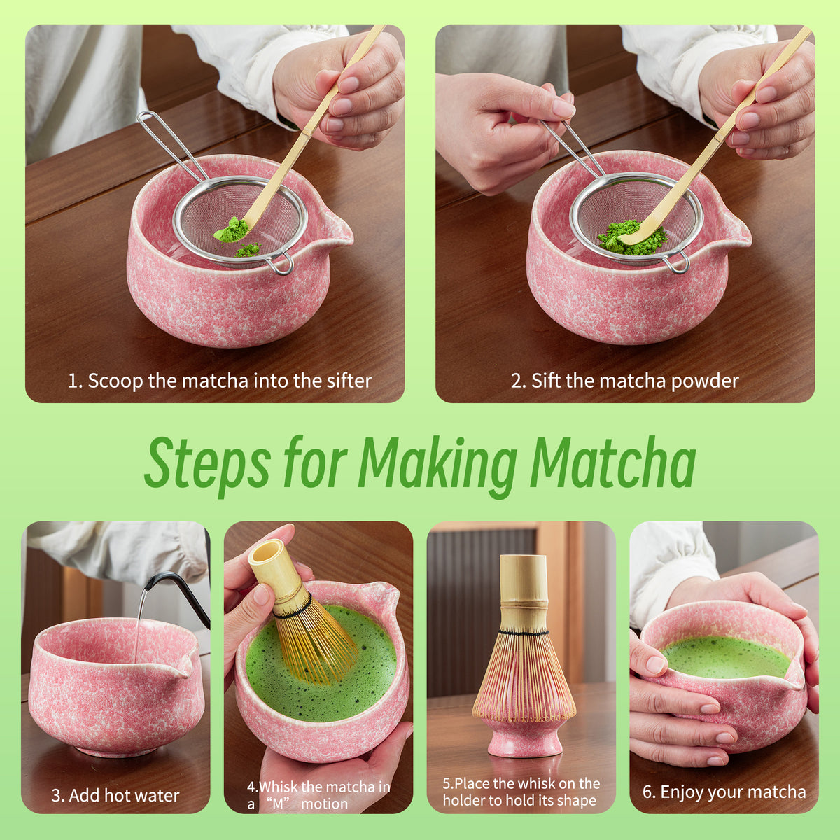 Matcha Set-Beginner Set Pink Ocean