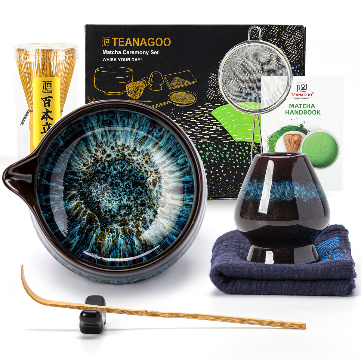 Matcha Set-Beginner Set Skyfall Pointy Bowl