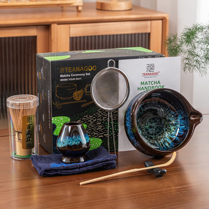 Matcha Set-Beginner Set Skyfall Pointy Bowl
