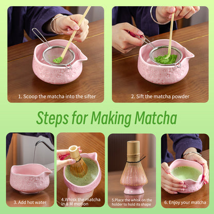 Matcha Set-Beginner Set Sakura Pink