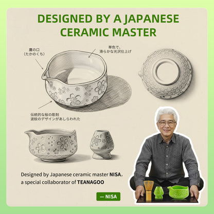 Matcha Set-Beginner Set Sakura Green