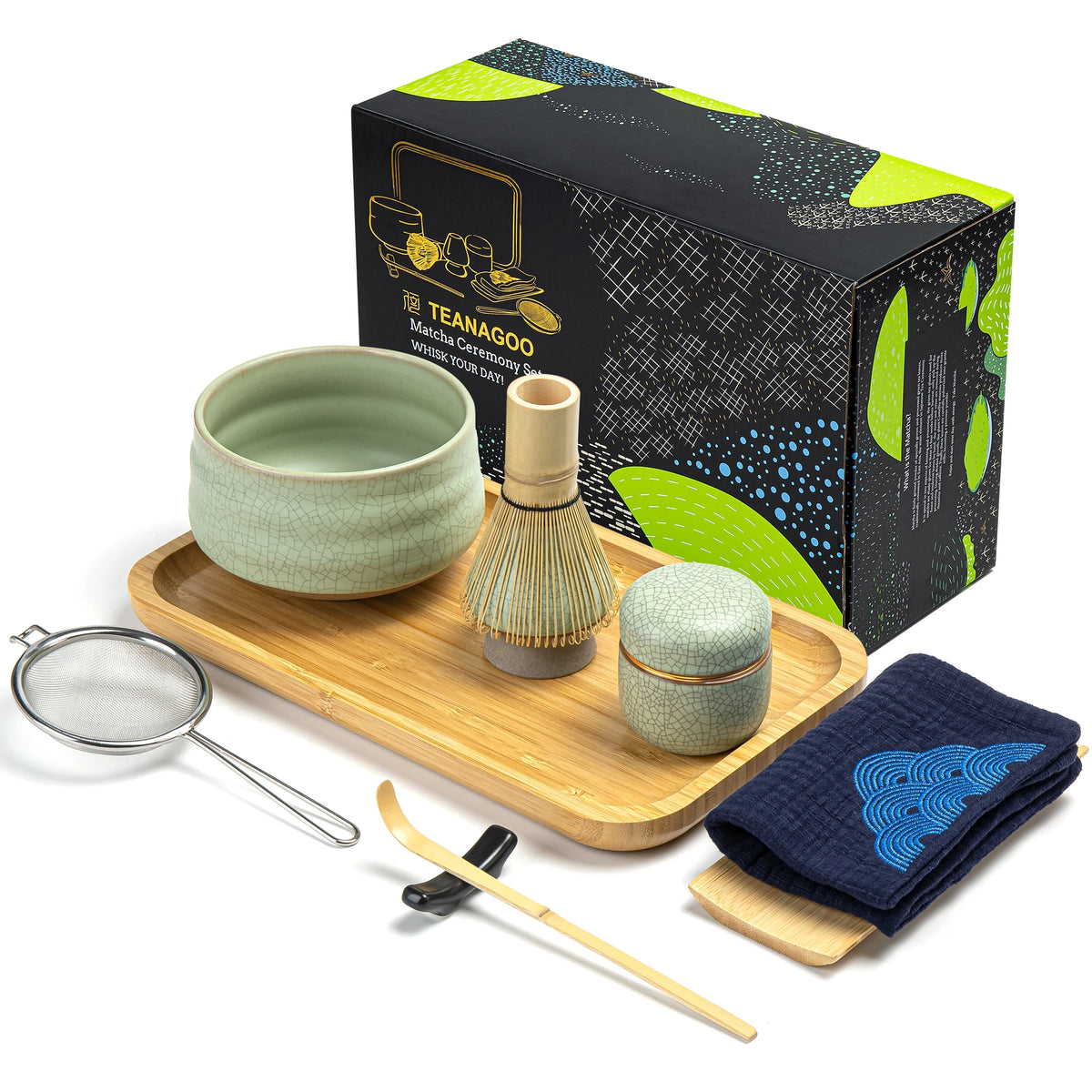 Green Web Matcha Bowl